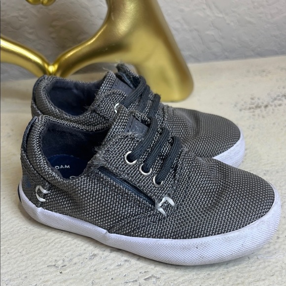 Sperry Gray and White Sneakers with Mesh Upper - Picture 1 of 6